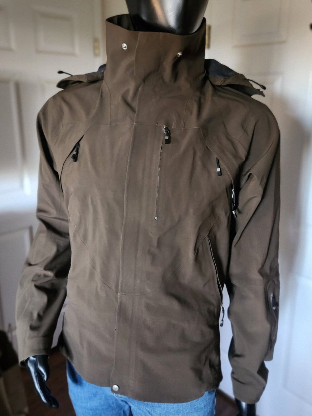 Nau Men's Atelier Hooded Tech Jacket, Olive, Size S